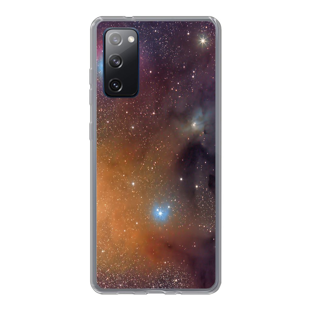 MuchoWow Handyhülle Schutzhülle Hülle für Samsung Galaxy S20 FE Universum - Sterne - Farben - Jungen - Mädchen - Kinder Silikon Softcase Han...