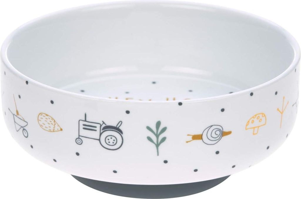 LÄSSIG Porzellan Kindergeschirrset Teller Schüssel Tasse Produktbild 