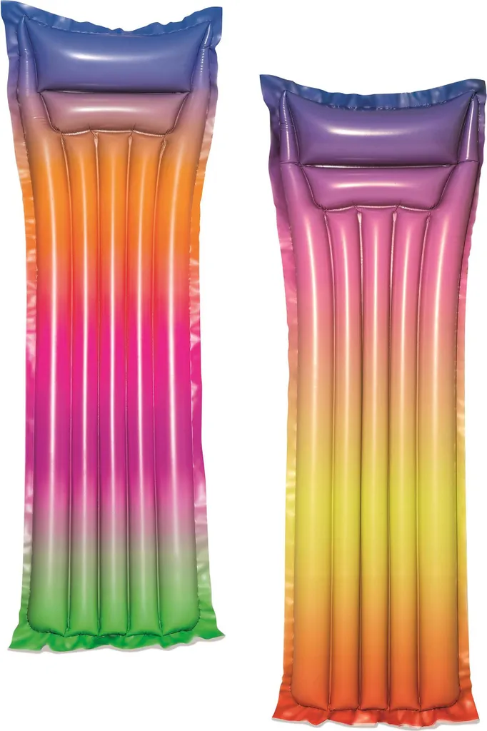 Matelas de piscine arc-en-ciel Bestway 44041 - Vinyle renforcé