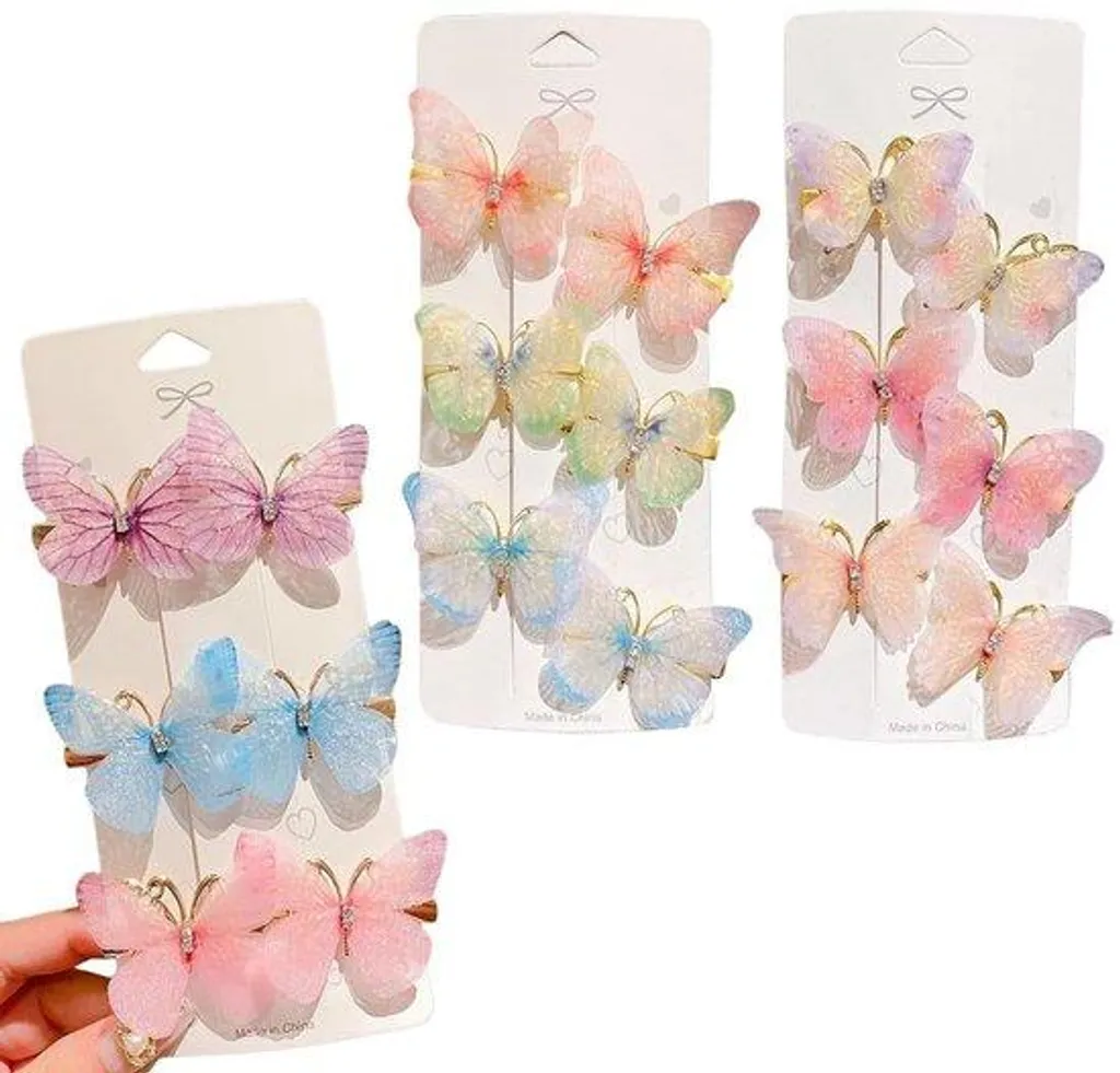 Lot de 18 barrettes à cheveux pailletées accessoires de mode féminine