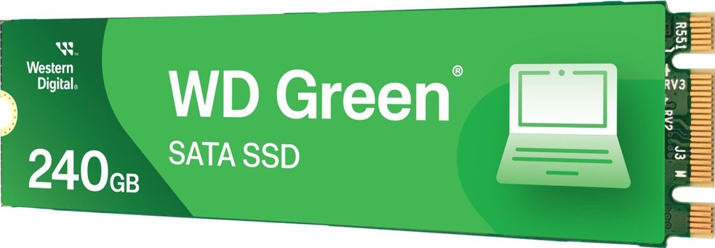 SSD WD Green M.2 2280 240GB SATA3 interno Immagine del prodotto 