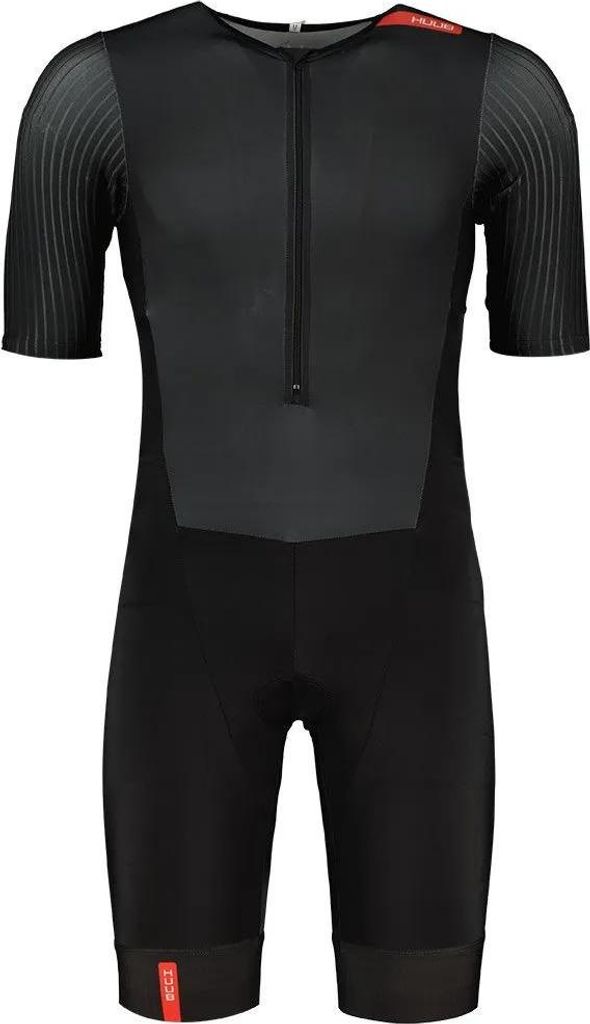 Huub Eternal Aero Lc Kurzarm-trisuit Schwarz M Herren Schwarz M