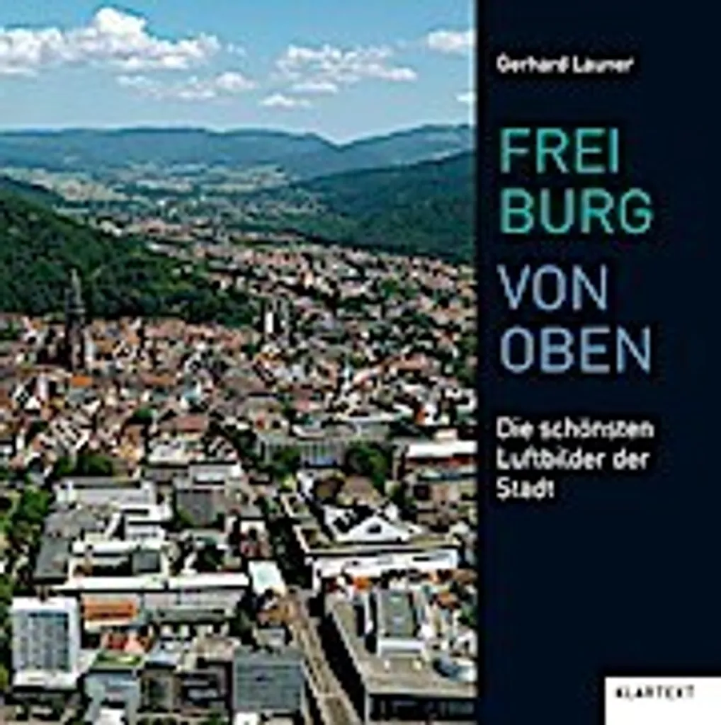 Poster Panoramique Freiburg von oben Poster Ville pour Bureau et Salon