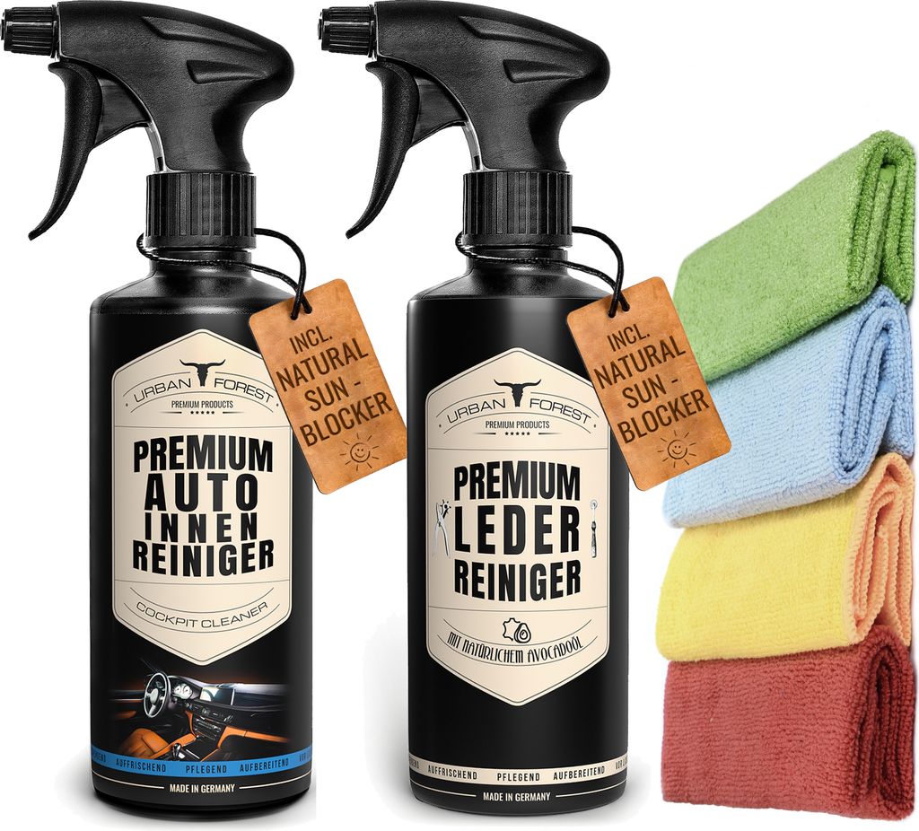 Auto Innenraumreiniger + Auto Leder Reiniger für Auto Produktbild 