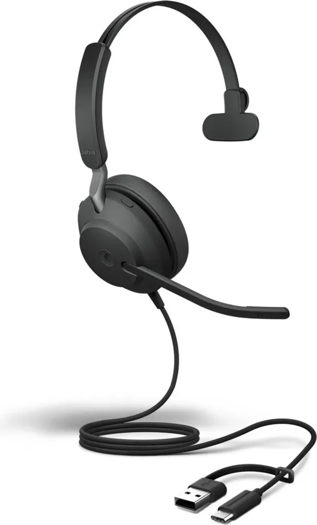 Jabra Evolve2 40 SE MS Mono USB-C: Cuffie Business per Massima Concentrazione