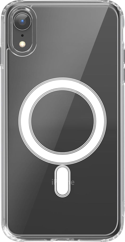 Swissten, MagStick Clear Jelly MagSafe Hülle für iPhone XR, Transparent