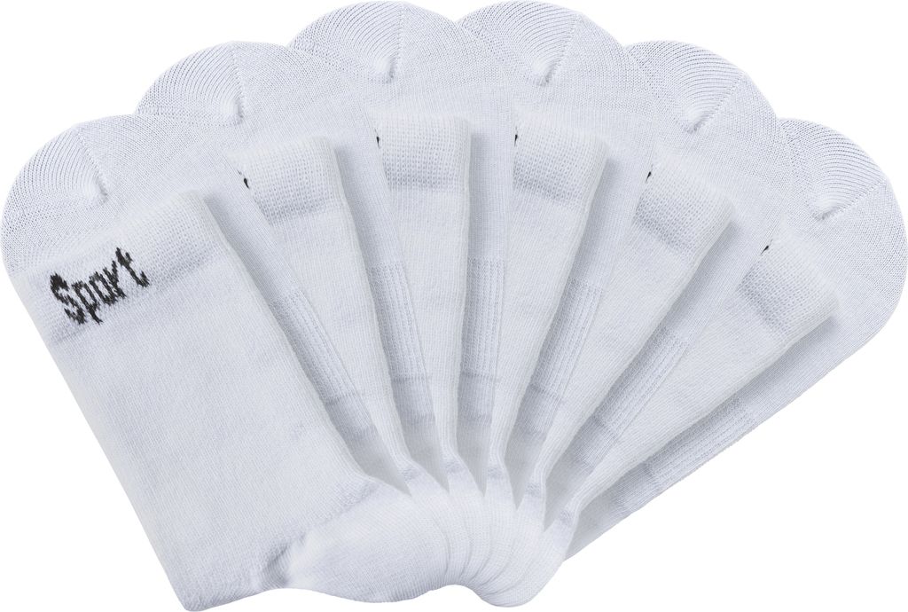 Bench Sportsocken 6 -teilig 6x weiß Größe 39/42
