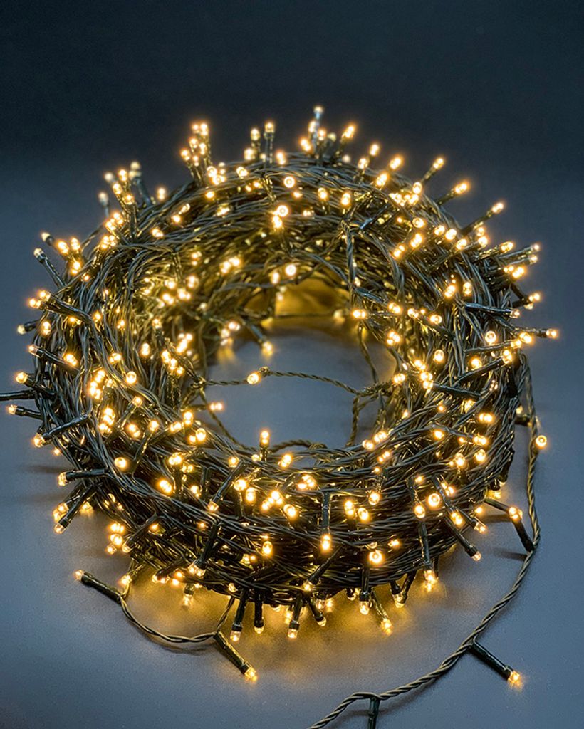 2X LED Sternen Lichterkette Beleuchtung Lichterketten Warmweiß Home Party Dekor 