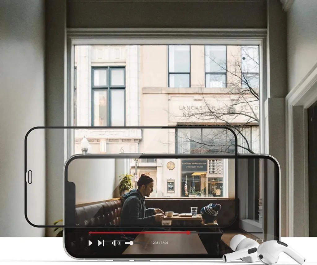 Hofi Glass Pro+ iPhone 13 Mini Nero | Vetro Temperato 9H Protezione - 3