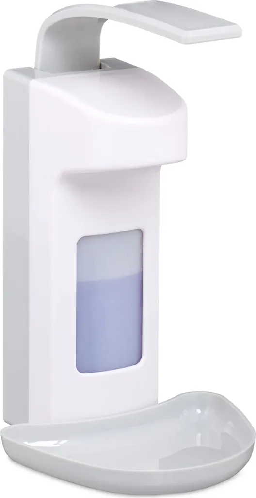 Relaxdays Set 4 Dispenser Disinfettante con Bacinella - Offerta Stock