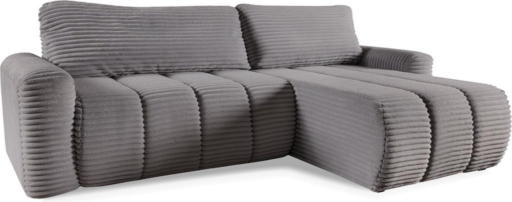 MEBLINI Schlafcouch mit Bettkasten - Kleines Ecksofa mit Schlaffunktion - Sofa mit Relaxfunktion und Kissen - Kleine Couch L-Form - Eckcouch - CASI...