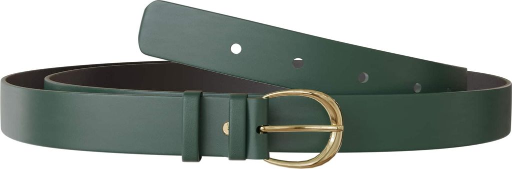 Damen Leder Gürtel 40mm Jeans Hosen Rindleder 30646 Grün 70 cm