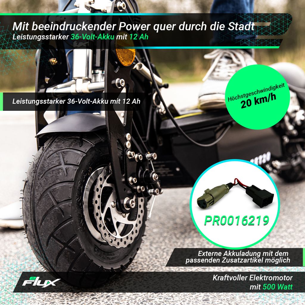 eFlux E-Scooter Street 20 | Scooter Klappbar - Elektro Produktbild 3