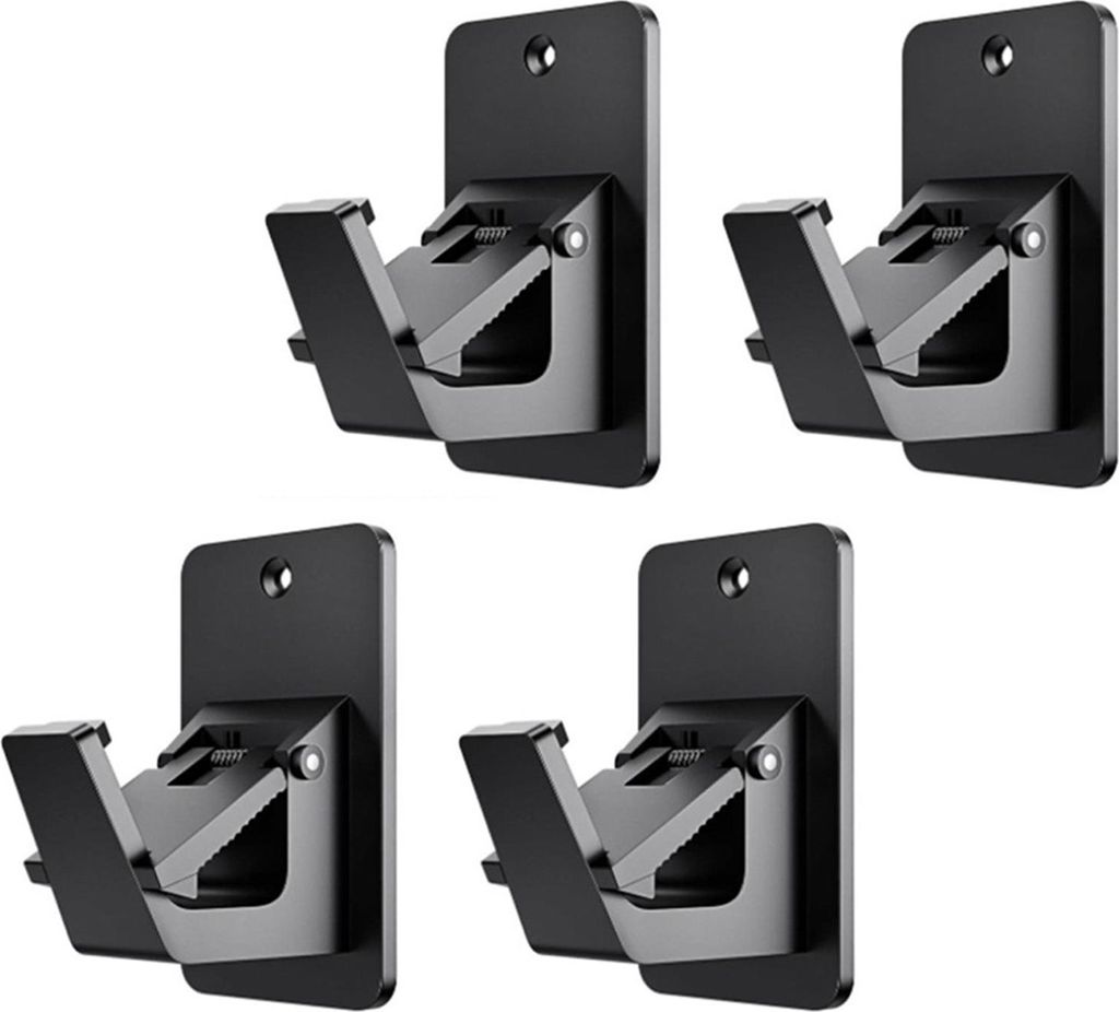 4-teilige universelle Gardinenstangenhalter, starke Tragfähigkeit, einfache Installation, Gardinenstangenhaken, selbstklebende Gardinenstangenhalt...