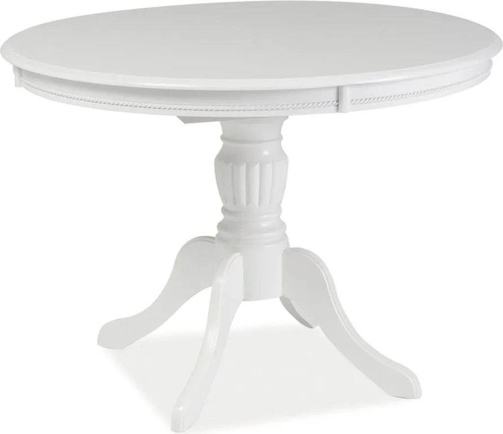 Stół OLIVIA 106(141)x106 biały rozkładany Zdjęcie produktu 