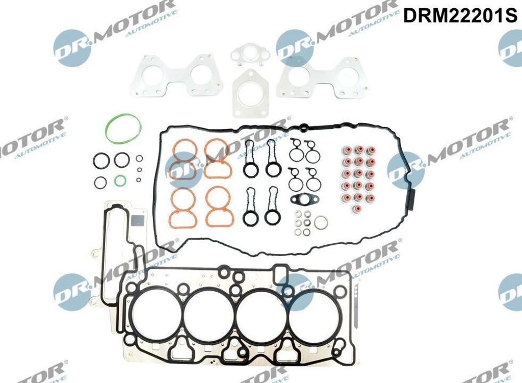 DR.MOTOR AUTOMOTIVE DRM22201S Motor-Dichtungsvollsatz Dichtsatz für BMW 3 Touring (E91) 3 Limousine (E90) X1 (E84) 3 Coupe (E92) 3 Cabrio (E93)