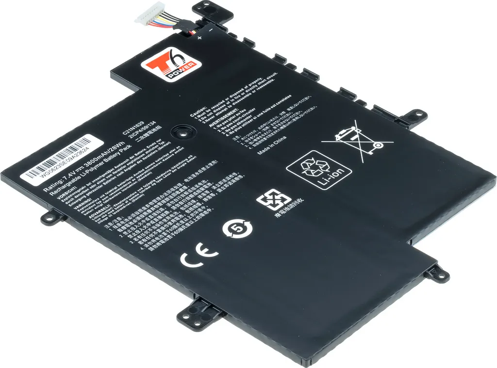 Batteria Ricambio Asus X207NA VivoBook E12 | 7.4V 3800mAh T6 Power