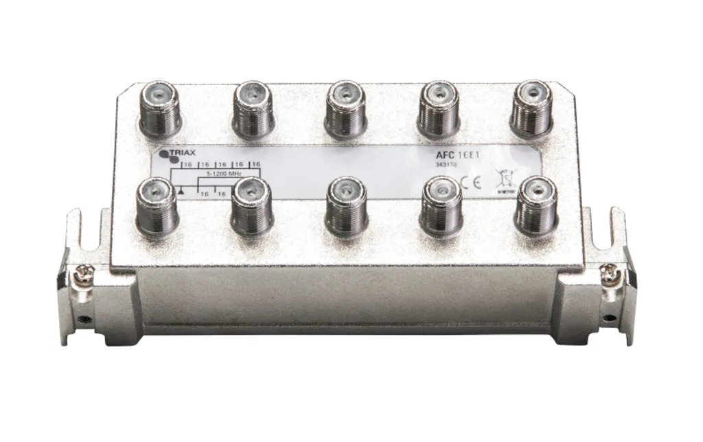 Répartiteur TV Multi-pièces 8 Voies 1.2 GHz 16dB AFC 1681 de Qualité