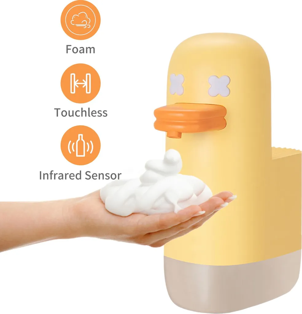 Distributeur de savon automatique infrarouge 350ml contre les Bactéries