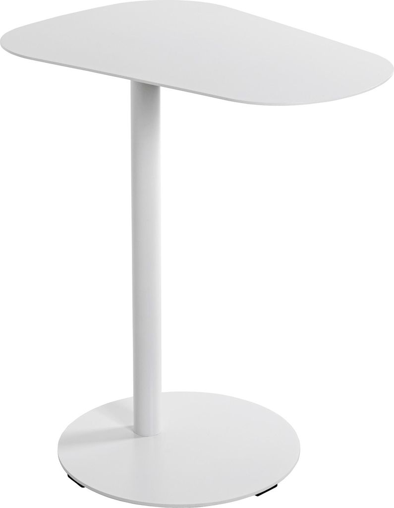 Table d'appoint HAKU blanche - métal, L/H/P : 53 x 60 x 38 Image du produit 