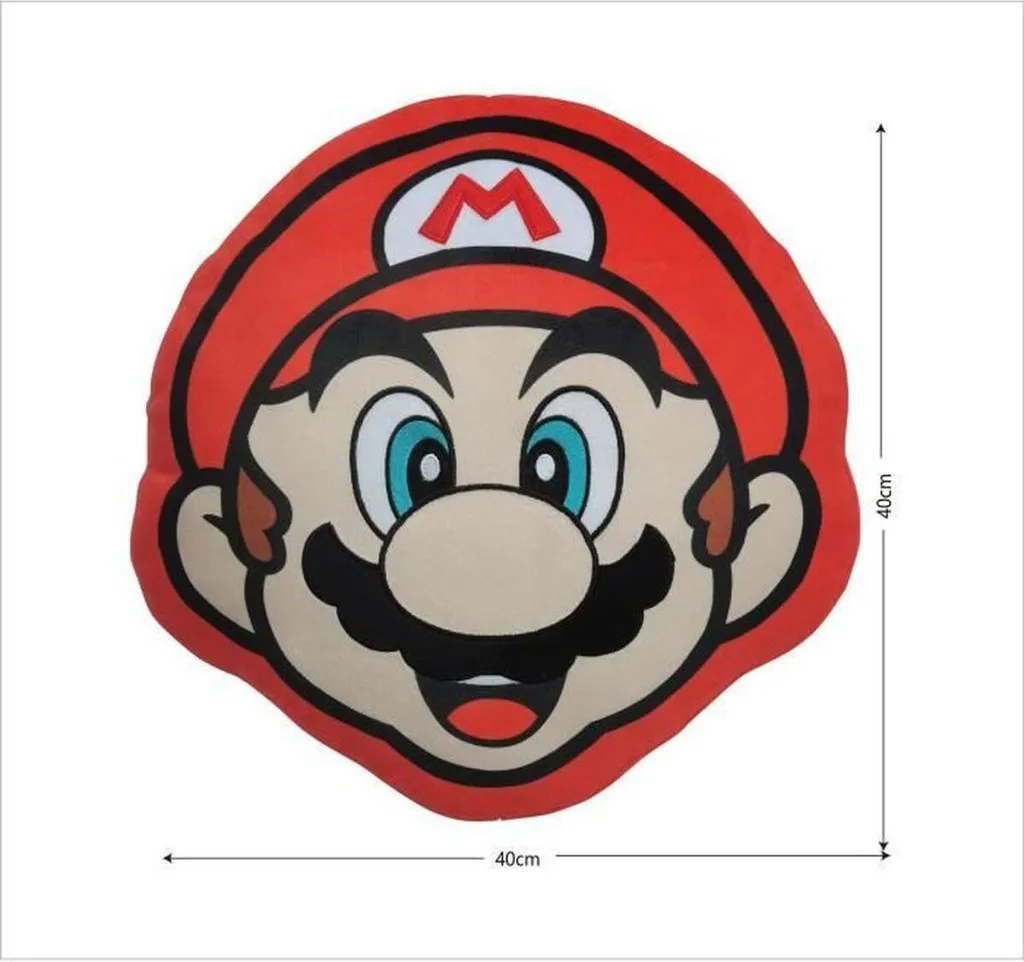 Coussin Mario Bros Multicolore en Polyester 41x41 cm Doux et Ferme - 4