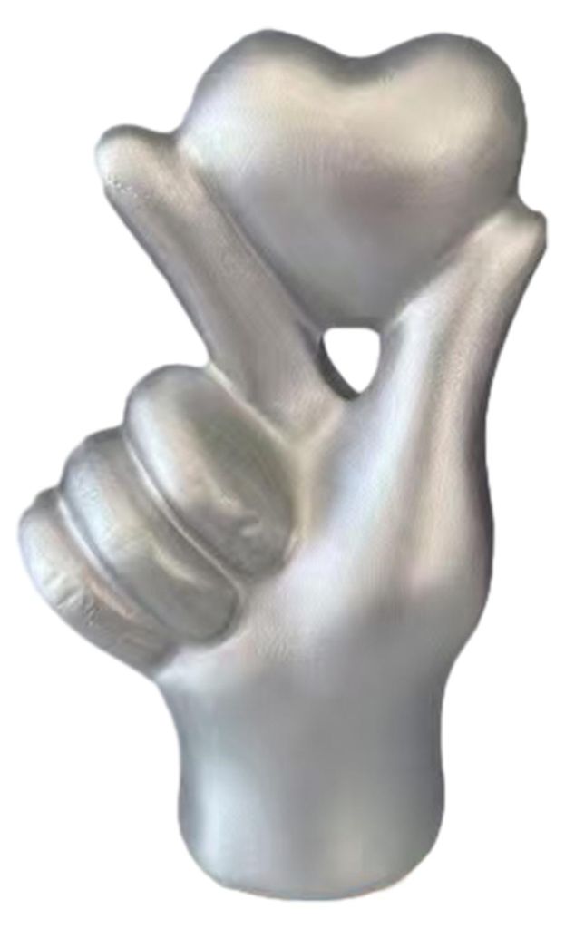 Valentinstag-Herz-Handornament, herzförmige Geste, Harzstatue, Skulptur, Heim-, Büro-, Hochzeits- und Partydekoration, romantische Dekoration