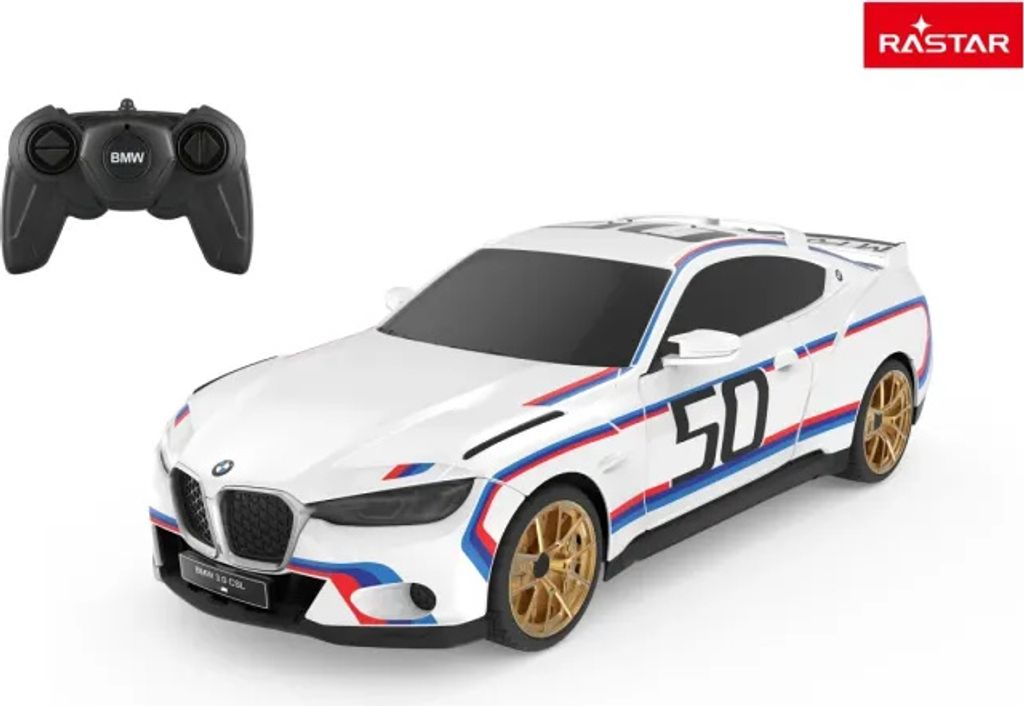 Voiture BMW 3.0 CSL télécommande 1:24 RASTAR Image du produit 