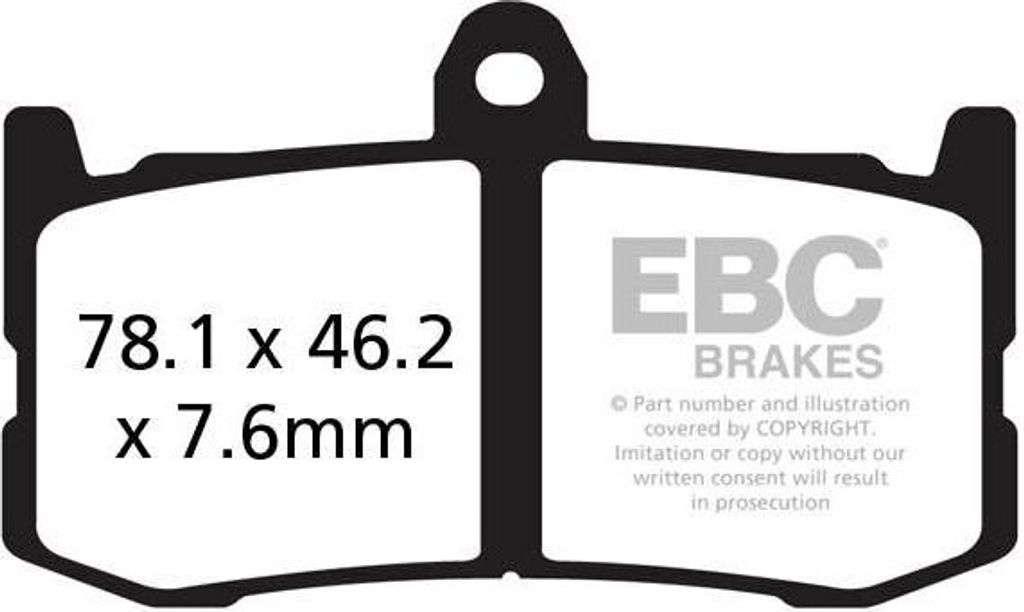 GPFAX491HH EBC Extreme Pro Rennbremsbeläge