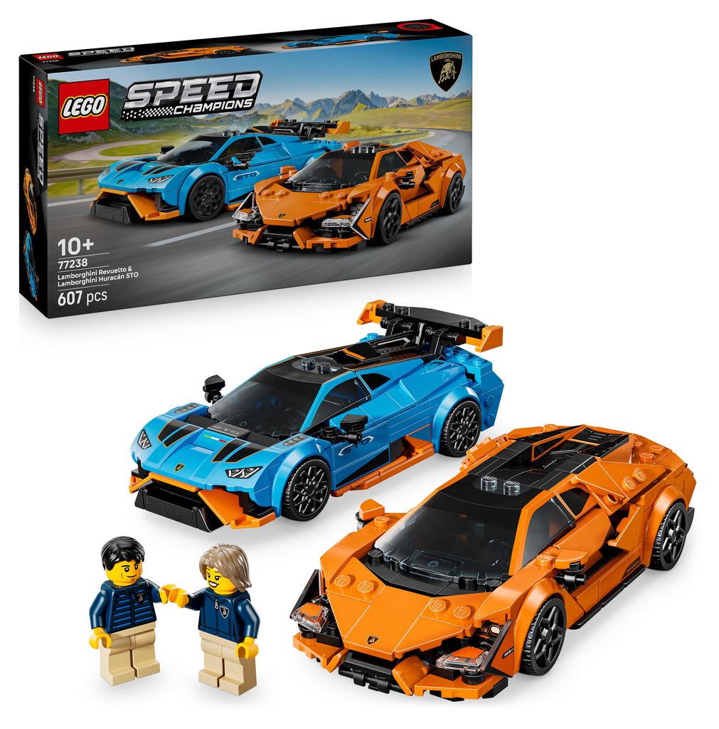 LEGO® Speed Champions 77238 Lamborghini Revuelto e Huracán Immagine del prodotto 