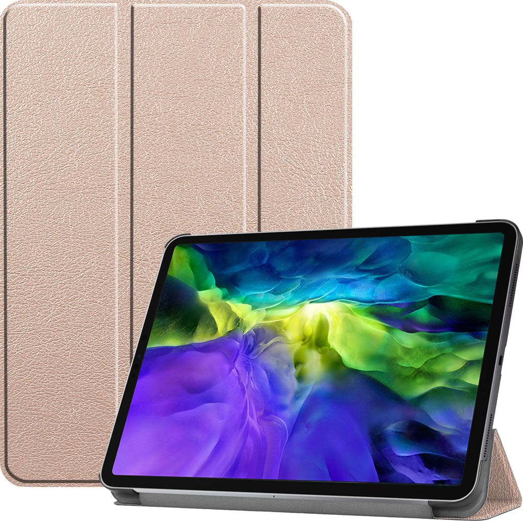 Case2go - Hülle kompatibel mit Apple iPad Pro 11 (2018/2020/2021) - - Kunstleder Tablet Case Schutzhülle - Gold