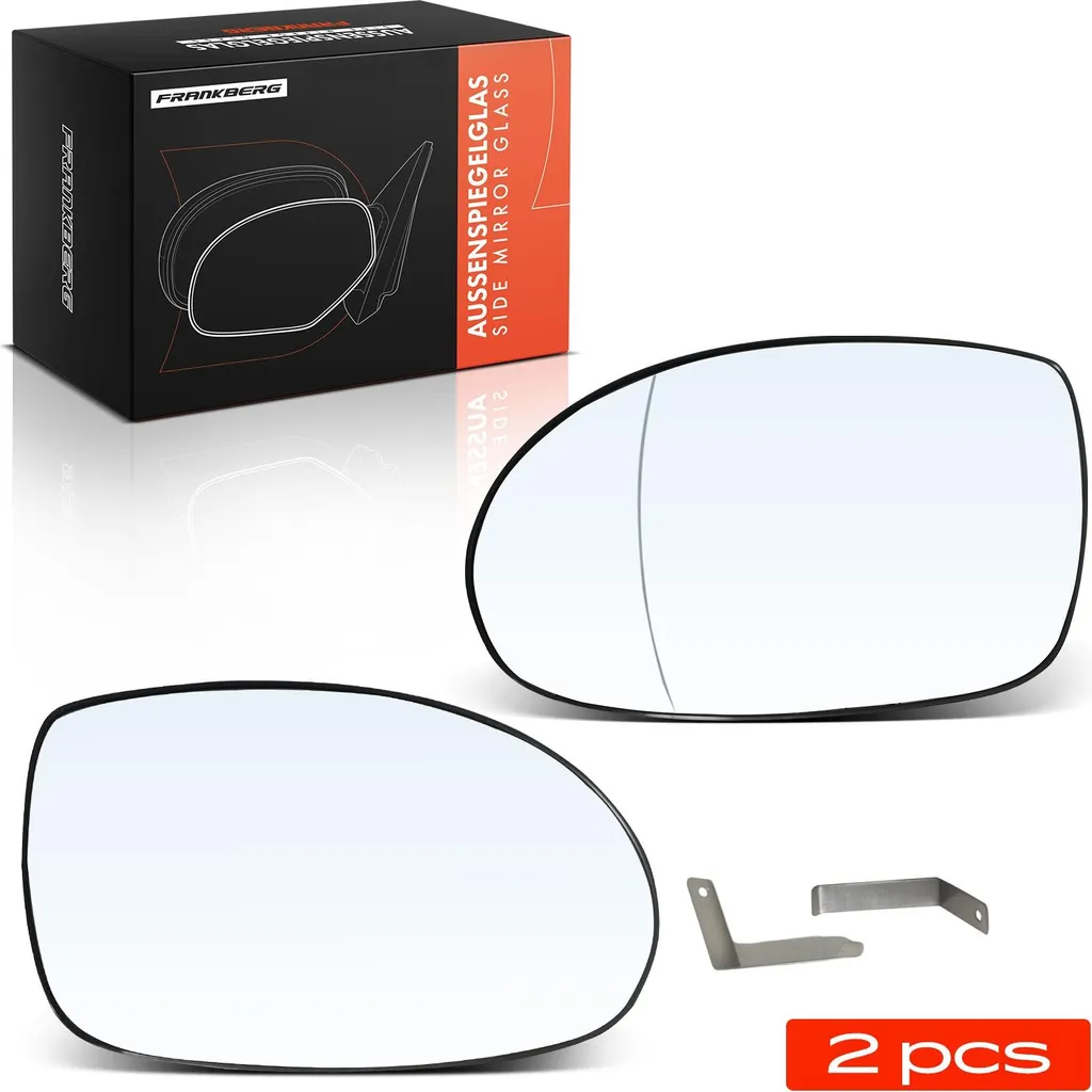 Frankberg 2x Verre de Rétroviseur Gauche et Droit pour Citroën C5 2001-2007