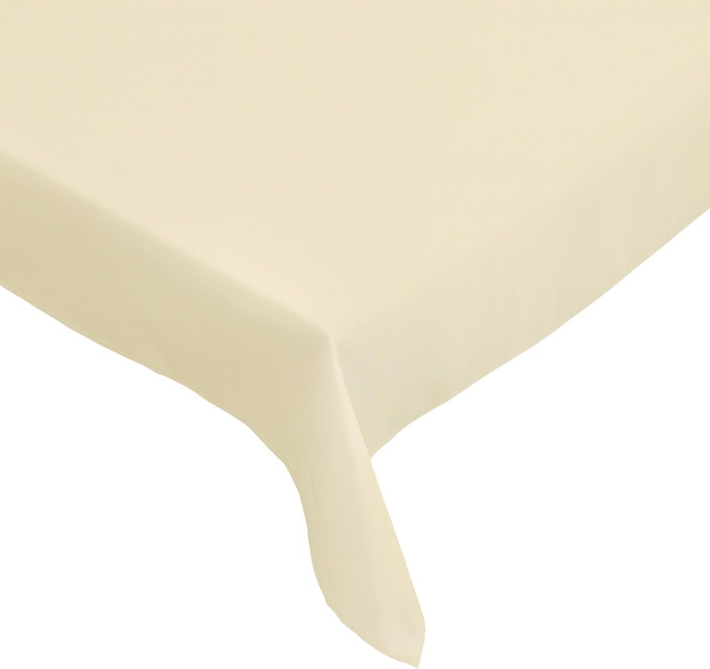 Tischdecke 150 x 300 cm für Küche & Esstisch in Cremeweiß