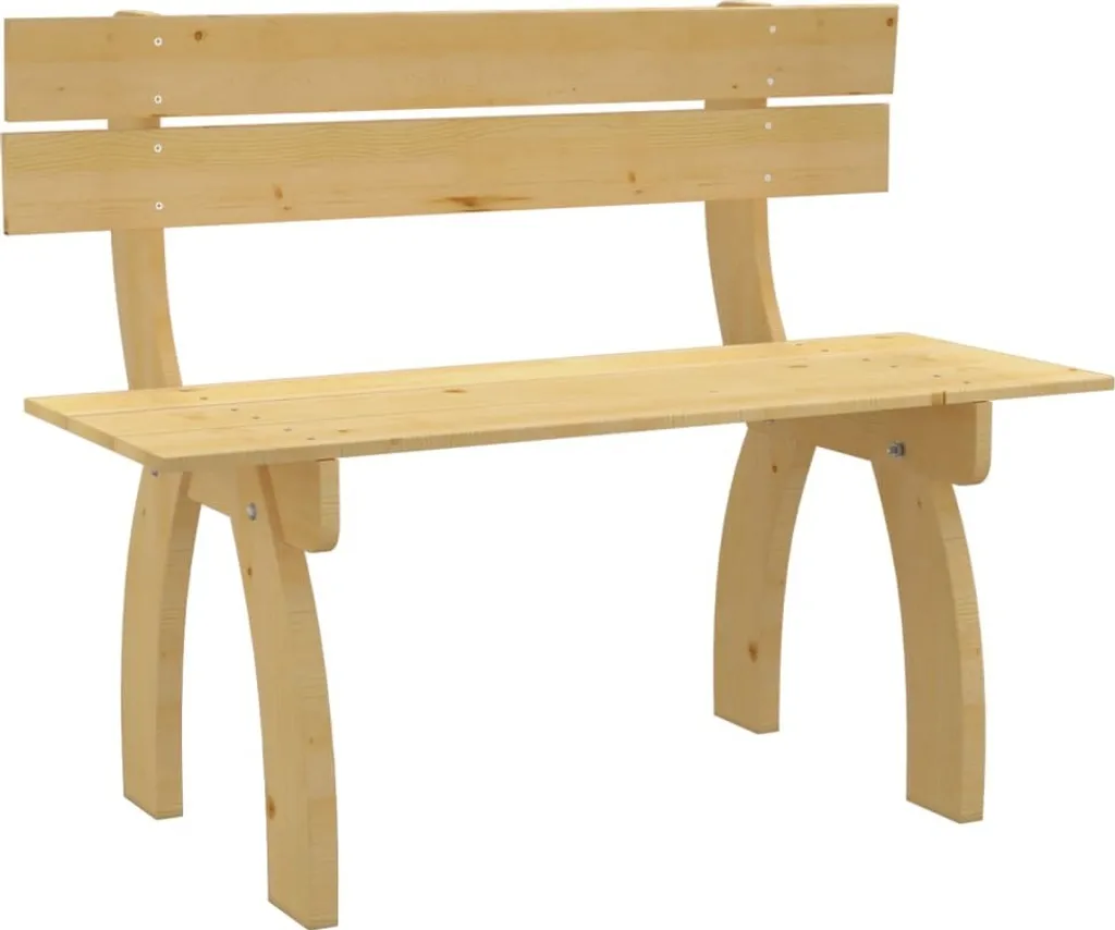 Panca da Esterno 150 cm Legno Pino Trattato | Stile Rustico e Solido