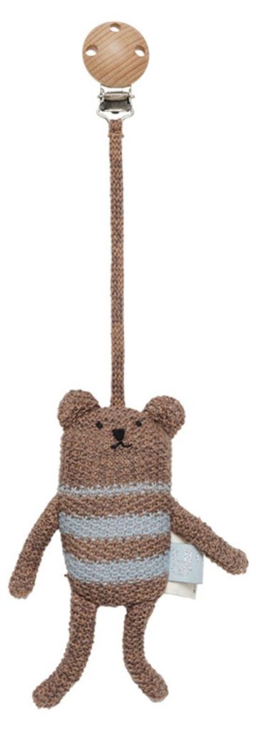 OYOY Mini Bella Bear Pram Toy Clip Kinderwagen-Spielzeug mit Clip aus Baumwolle Baby Anhänger Bär 3+ M107611
