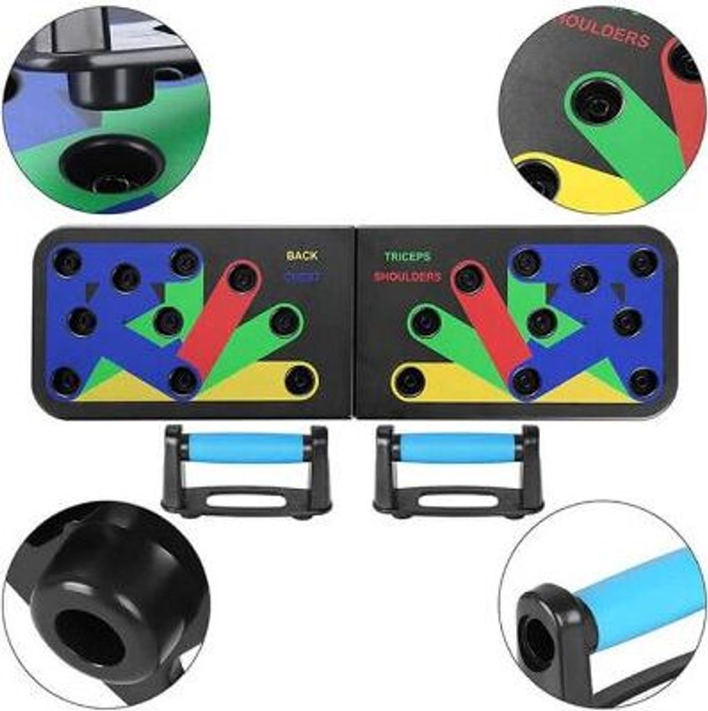 Push Up Board 9in1 Multiboard Liegestützgriffe Multitrainer Produktbild 7