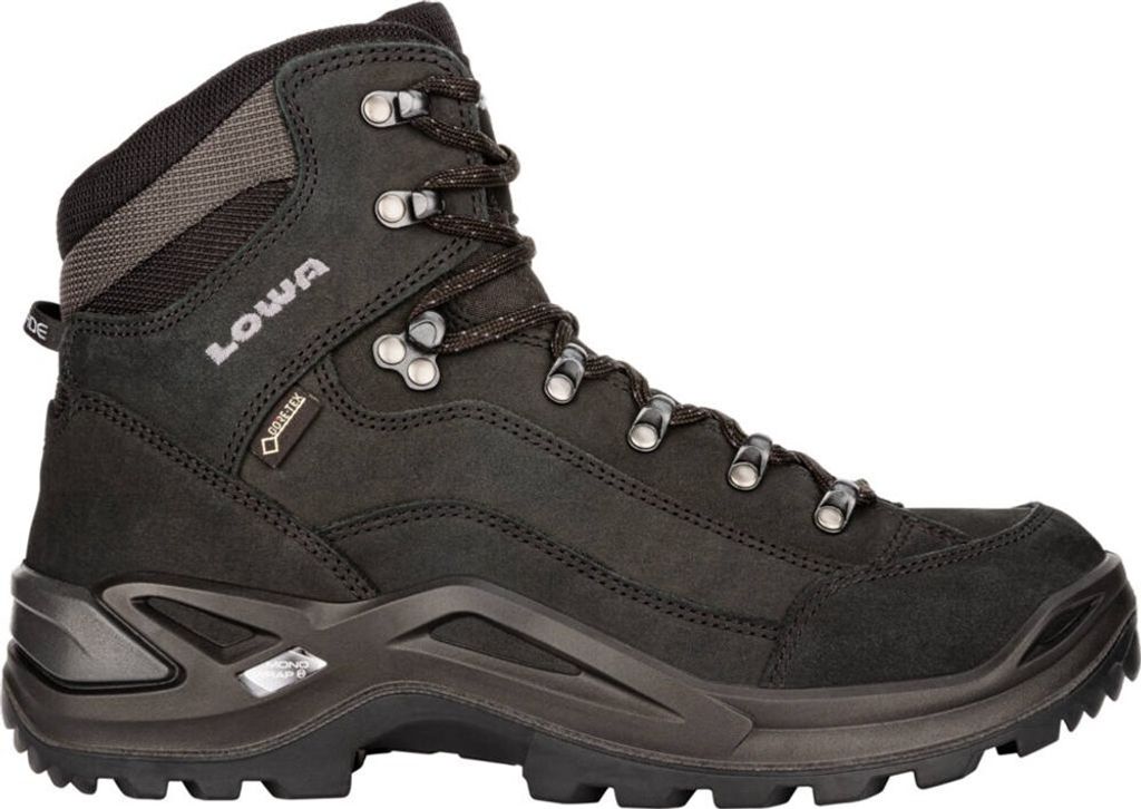 Lowa Herren Wanderstiefel Renegade GTX MID Wide Tiefschwarz
