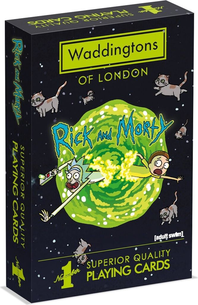 Winning Moves RICK AND MORTY - Waddingtons No.1 spielkarten Produktbild 