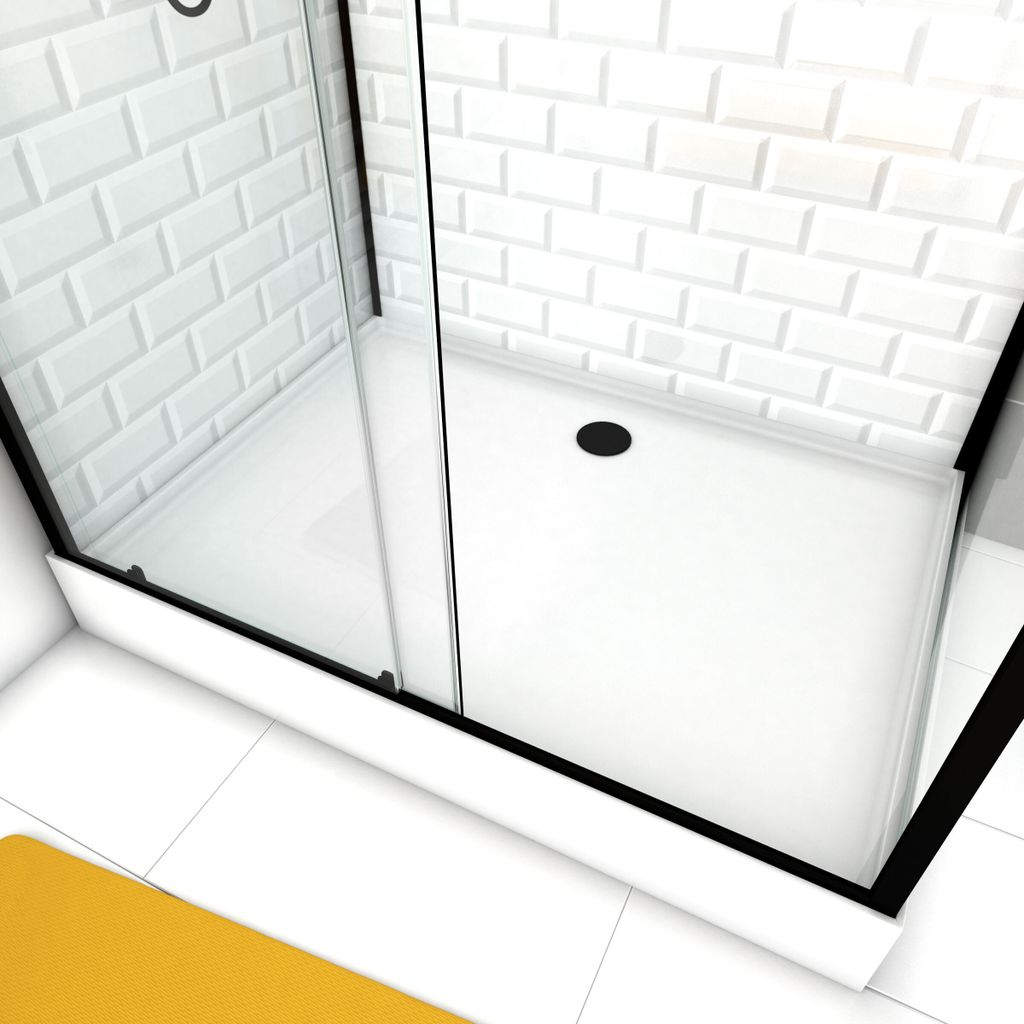 Dusche Komplett MARWELL Komplettdusche Fertigdusche White Produktbild 4