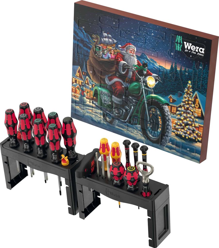 Wera Adventskalender 2025 Special, Werkzeug-Set (28-teilig)