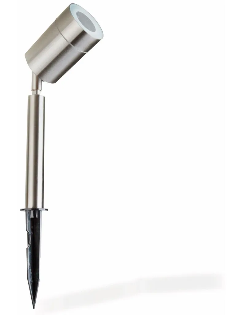 Spot de Jardin sur Piquet V-TAC GU10 IP44 - Aluminium Argenté Extérieur