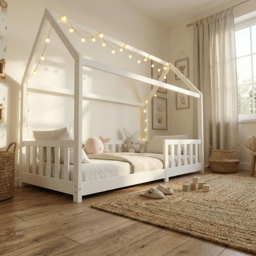 Lit pour Enfant, avec Protection Anti-Chute et sommier à Image du produit 