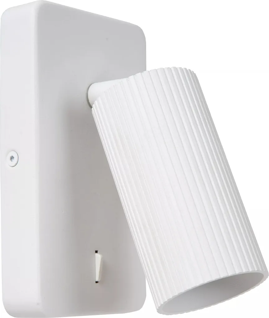 Applique murale orientable blanche CLUBS pour éclairer zones sombres