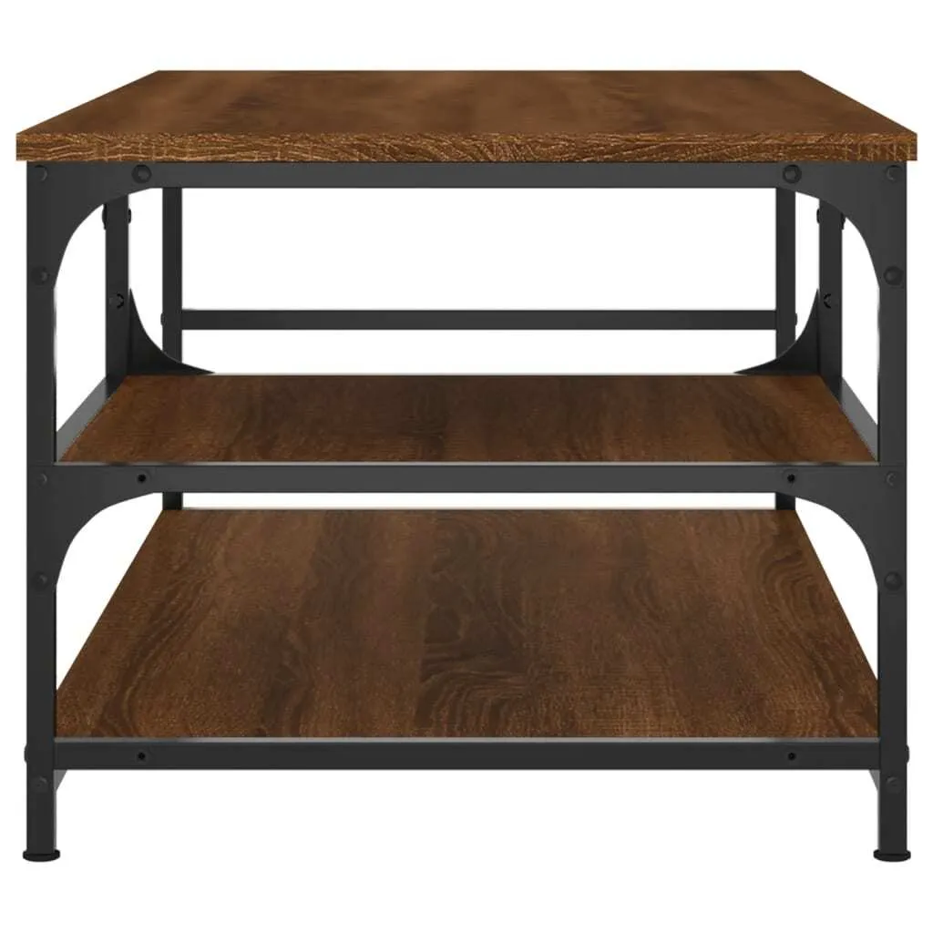 Tavolino Salotto Multistrato Rovere Marrone 90x49x40cm SYFAX Pro - 4