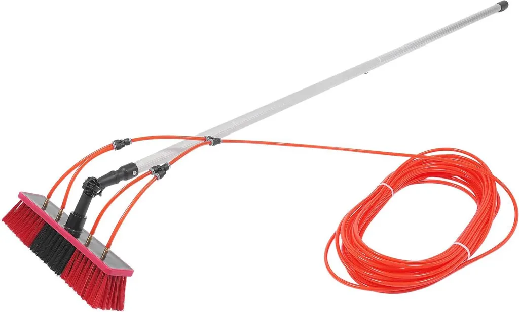 Nettoyeur vitres avec lame caoutchouc et raccord rapide multifonction