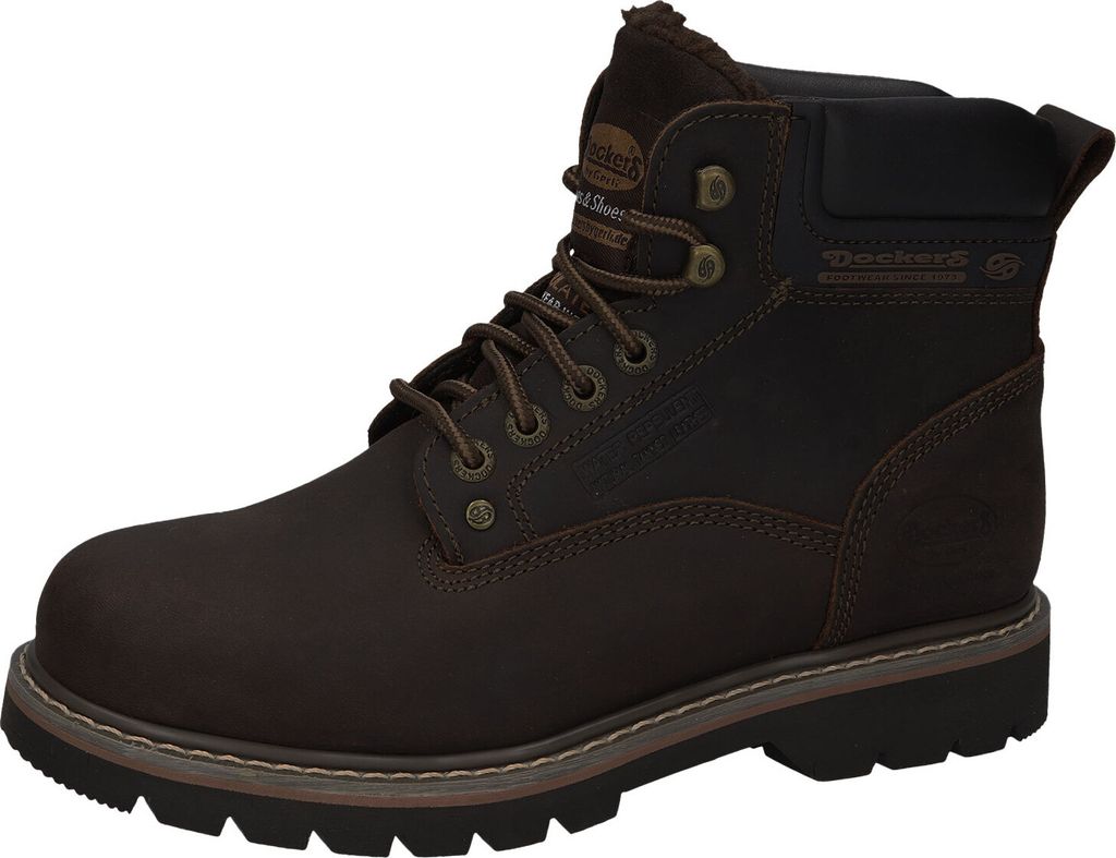 Dockers by Gerli Schnürboots in dunkelbraun