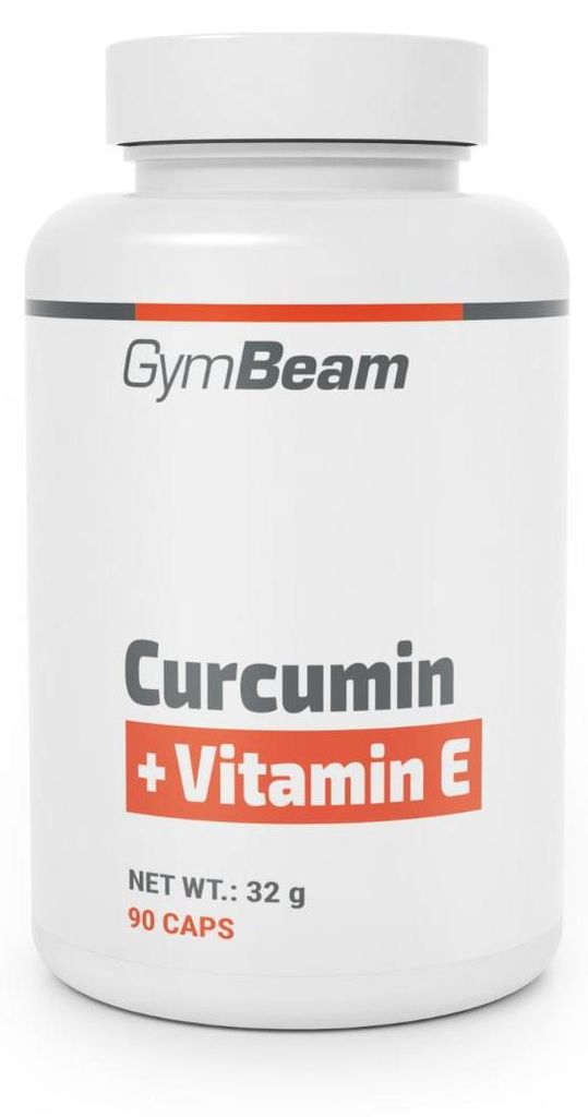 GymBeam - Kurkumin + Vitamin E, 90 Kapseln