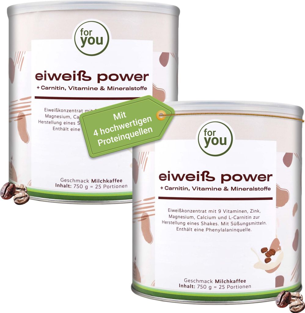 for you power Eiweiß Doppelpack Produktbild 