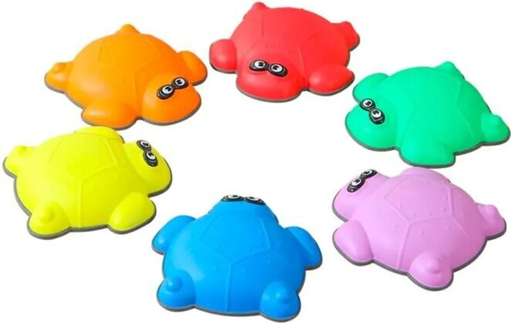 Évitez les Chutes : Pierres de Rivière Turtle Set de 6 pour Motricité