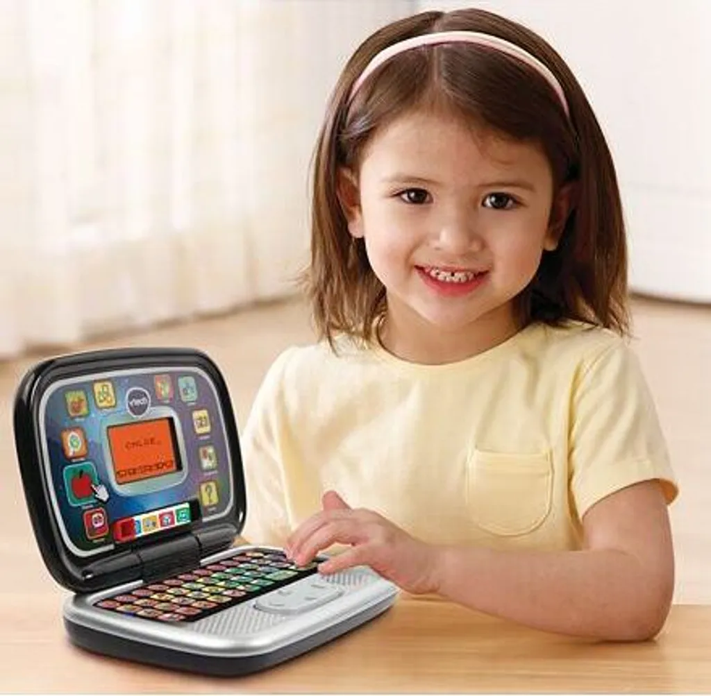 Ordinateur Enfant VTech First Notebook Noir pour Apprendre en Jouant