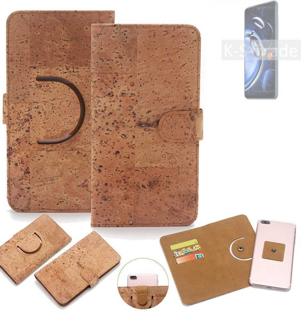 K-S-Trade Handy-Hülle Schutz-Hülle kompatibel mit Xiaomi Redmi Note 11SE Handyhülle Schutzhülle Korkhülle Kork-Hülle 1x